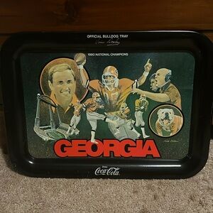 HOW BOUT THEM DAWGS!! 1980 National Champs Tray